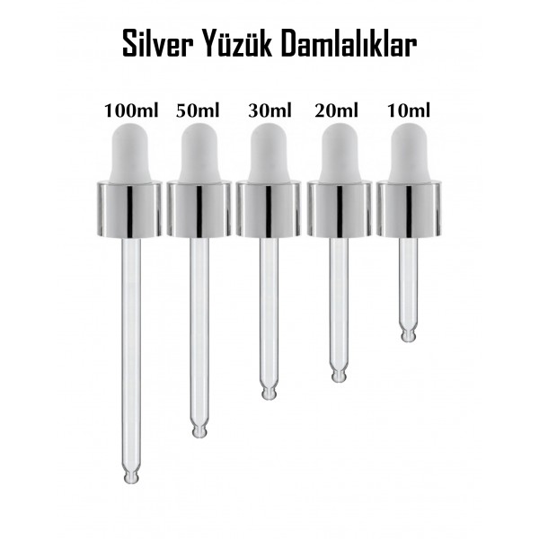 Cam Damlalık Gold-Beyaz 30ml