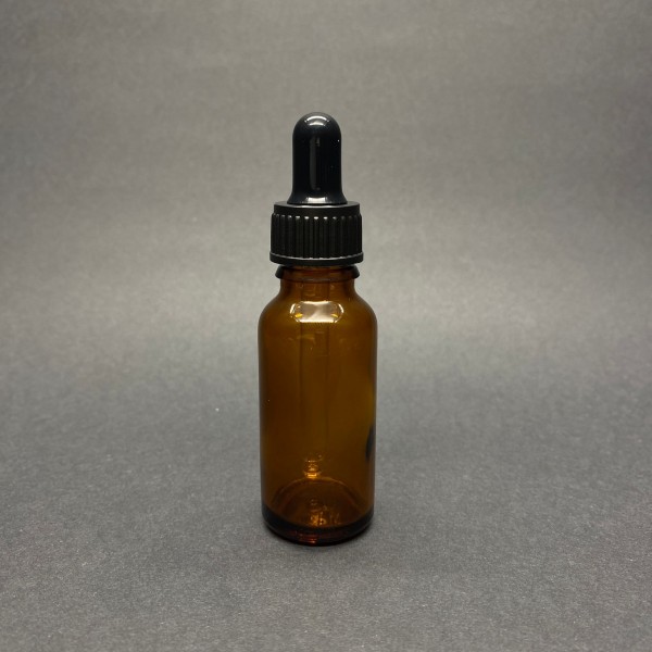 20ml kahverengi Cam Damlalıklı Siyah kapak Siyah Emzik
