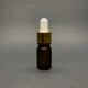 5ml kahverengi Cam damlalıklı Gold kapak Beyaz Emzik