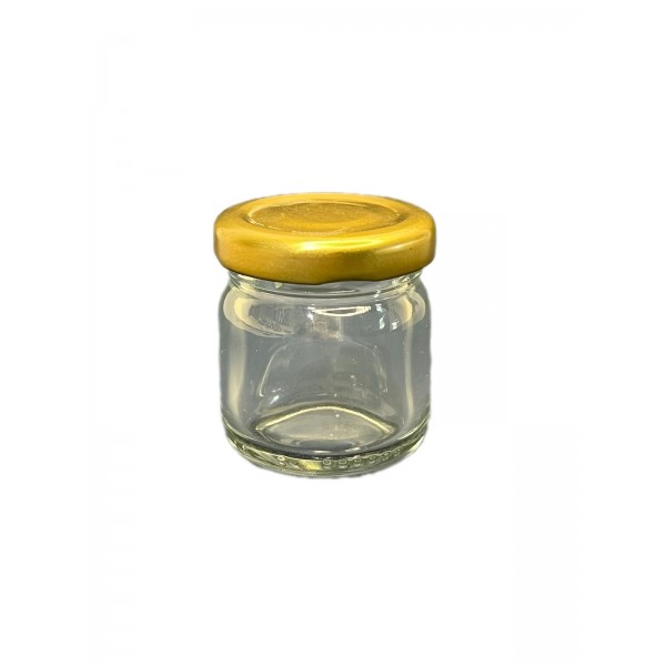 40ml konserve kavanozu Gold Kapaklı