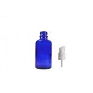 30ml Mavi Şişe Serum Pompalı Beyaz Renk