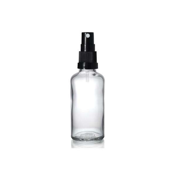 50ml Şeffaf Şişe Sprey Başlıklı