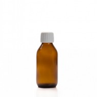 100ml Amber Ecza Şişesi Kapaklı