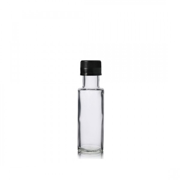 100ml Şeffaf Cam Zeytin Yağı Şişesi Dorika