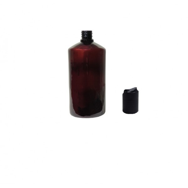 250ml Pet Kahverengi Şişe Disctop
