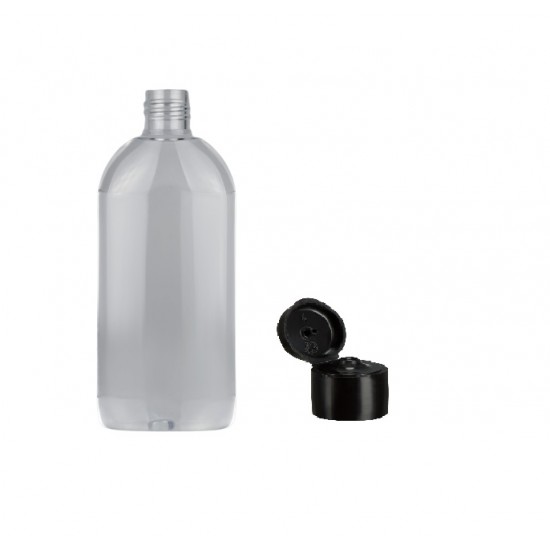 500ml Pet Şişe Açmalı Fliptop Kapaklı