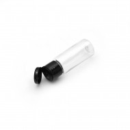 10ml Pet Şeffaf Şişe Açmalı Fliptop Kapaklı