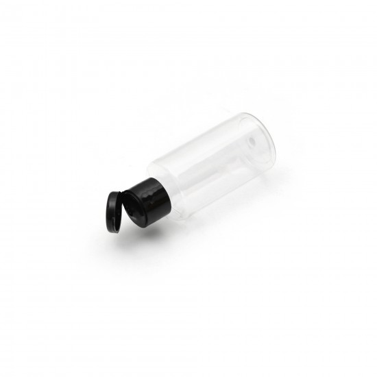 50ml Pet Şeffaf Şişe Açmalı Fliptop Kapaklı