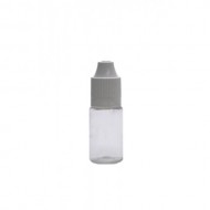 10ml Pet Şeffaf Likit Şişesi Beyaz Kapaklı