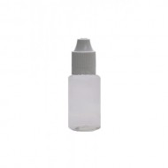 30ml Pet Şeffaf Likit Şişesi Beyaz Kapaklı