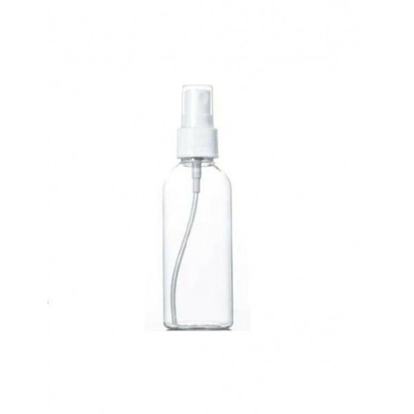 150ml Şeffaf Plastik Pet Şişe Beyaz Sprey Başlıklı