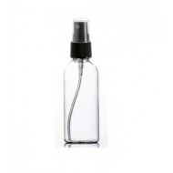 150ml Şeffaf Plastik Pet Şişe Siyah Sprey Başlıklı