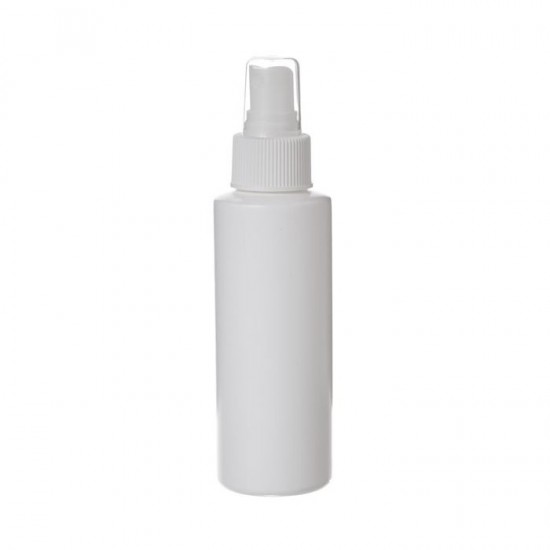 250ml Beyaz Plastik Pet Şişe Beyaz Sprey Başlıklı