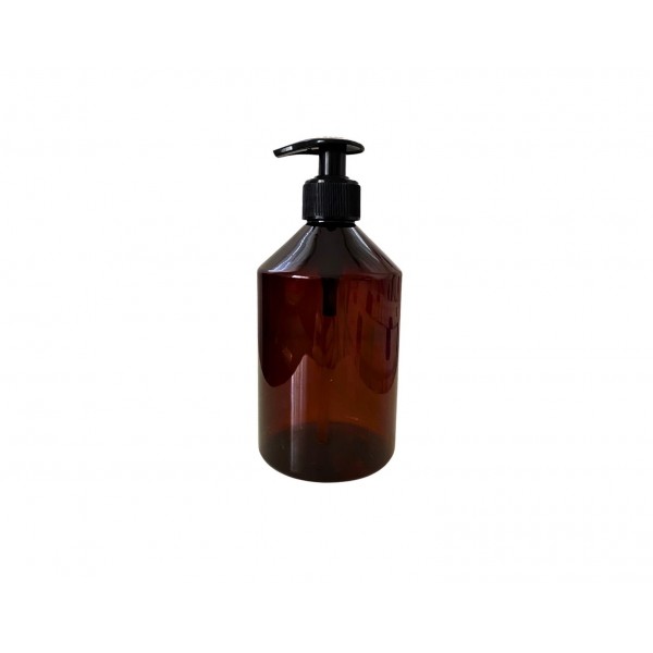 500ml Kahverengi Şişe Sıvı Sabun Pompalı