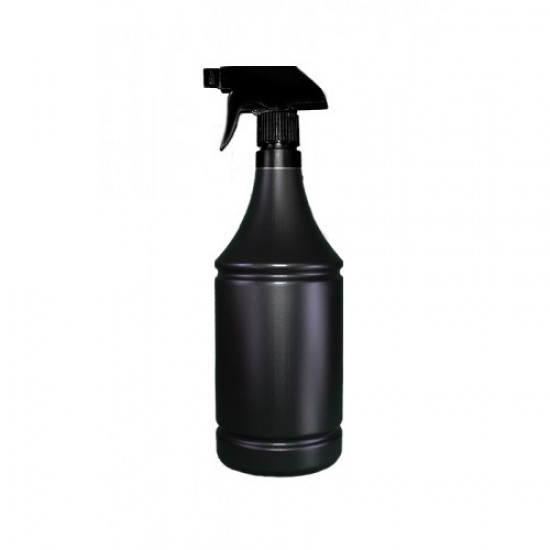 500ml Konik Siyah Şişe Triger Sprey Başlıklı