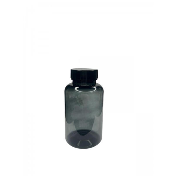 200 ML GRİ TABLET ŞİŞESİ - SİYAH KAPAK 1 KOLİ 400 ADET