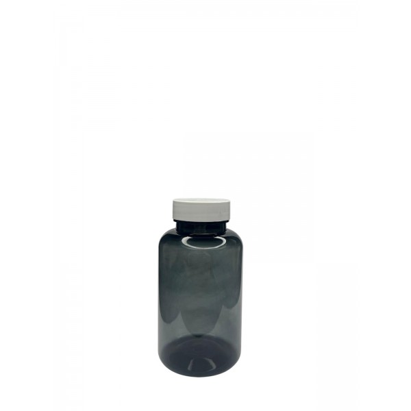 200 ML GRİ TABLET ŞİŞESİ - BEYAZ KAPAK 1 KOLİ 400 ADET