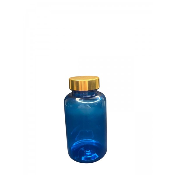 200 ML MAVİ TABLET ŞİŞESİ - GOLD KAPAK 1 KOLİ 400 ADET