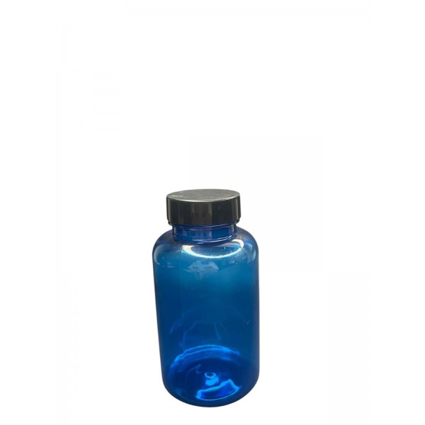 150 ML MAVİİ TABLET ŞİŞESİ - SİYAH KAPAK
