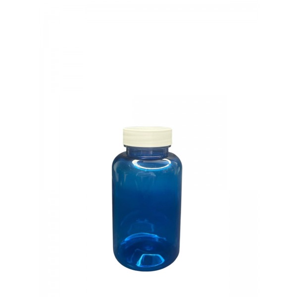 150 ML MAVİİ TABLET ŞİŞESİ - BEYAZ KAPAK