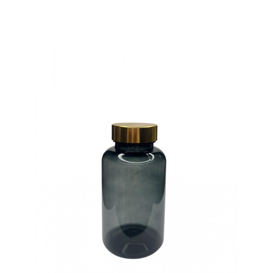 200 ML GRİ TABLET ŞİŞESİ - GOLD KAPAK 1 KOLİ 400 ADET